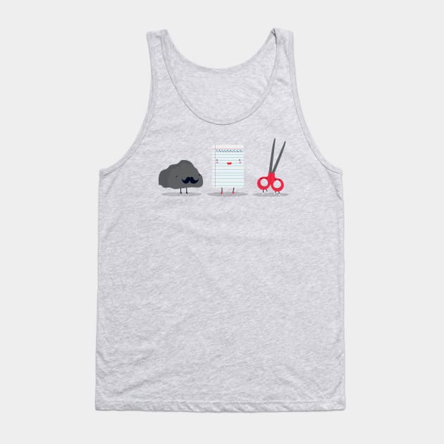 Rock paper scissor Tank Top by Mjdaluz